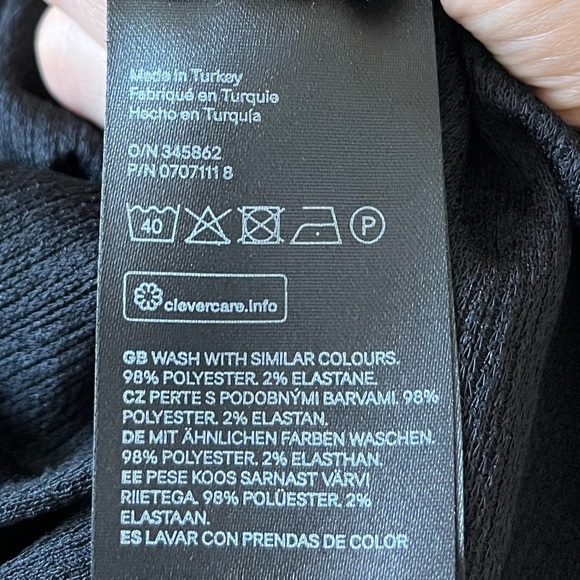 Gently worn H&M dress midi criss cross back - Picture 12 of 13